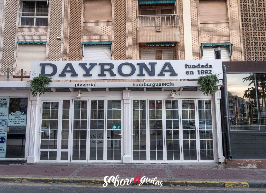 restaurante pizzeria dayrona